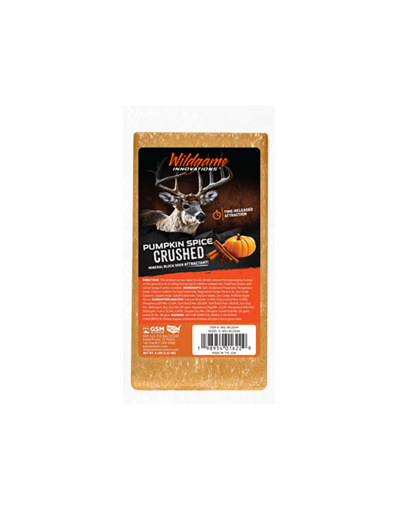 WILDGAME INNOVATIONS WILDGAME INNOVATIONS PUMPKIN SPICE CRUSHED BLOCK 4LB