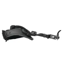 T.R.U. BALL ARCHERY T.R.U. BALL SHORT-N-SWEET'R HYBRID ULTRA BUCKLE STRAP W/ PVC TAB BLACK