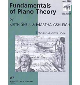 Kjos Fundamentals of Piano Theory, Level 3 Answer Book