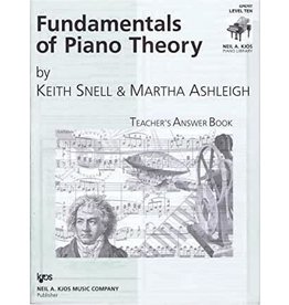 Kjos Fundamentals of Piano Theory, Level 10 Answer Book