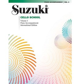 Alfred Suzuki Cello School Volume 3 Piano Acc. Revised Edition