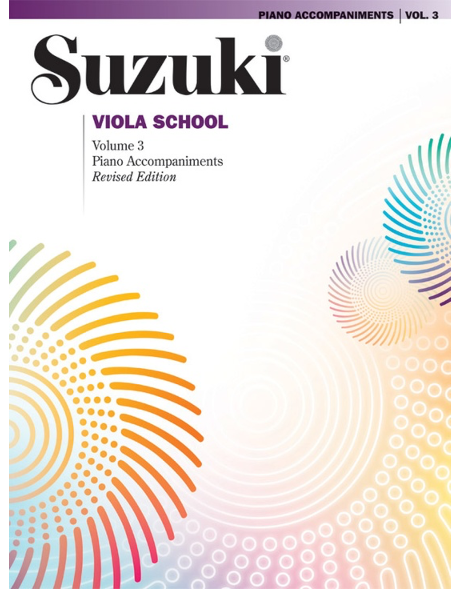 Alfred Suzuki Viola School Piano Acc Volume 3 Revised Edition