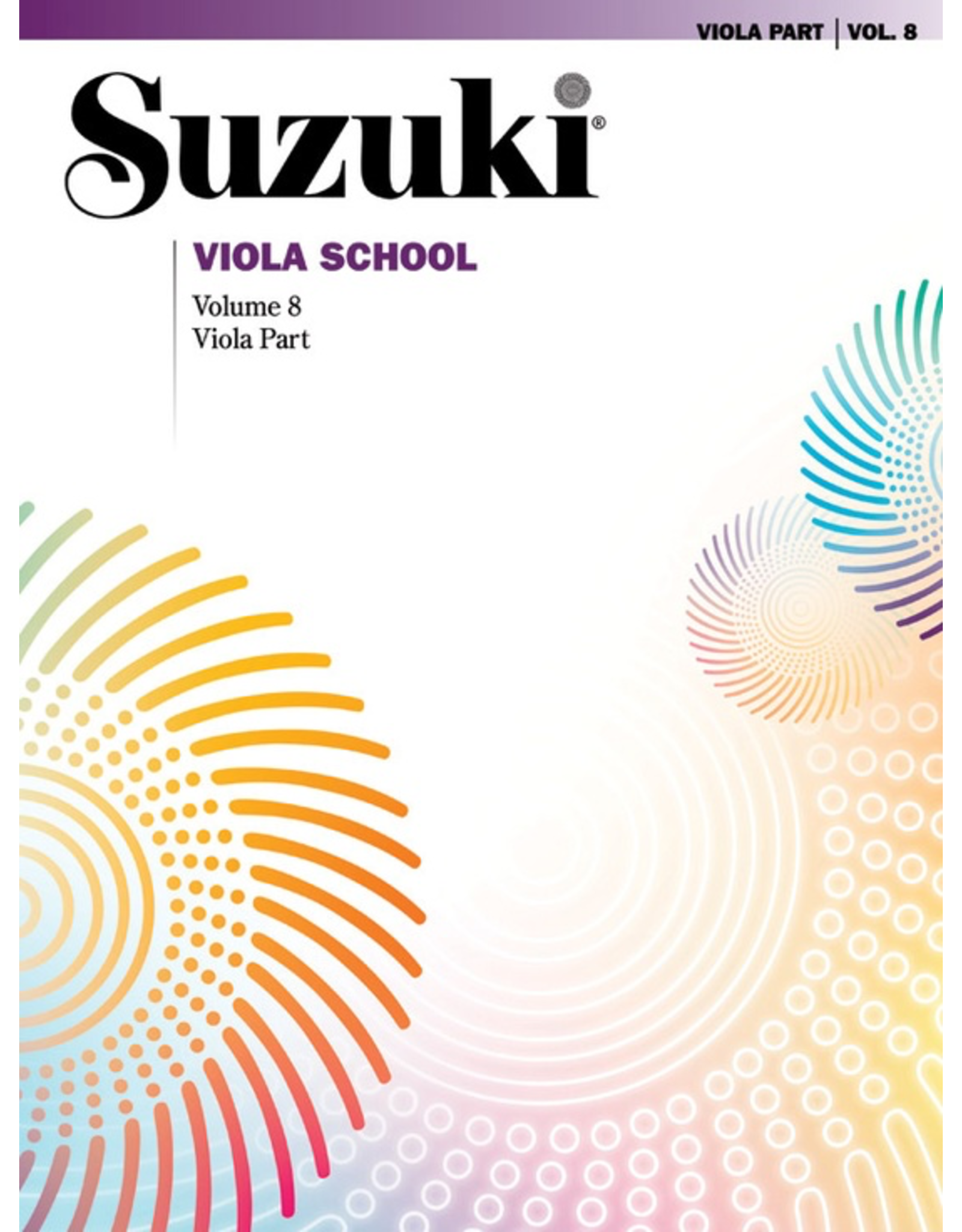 Alfred Suzuki Viola School Viola Part Volume 8 Revised Edition