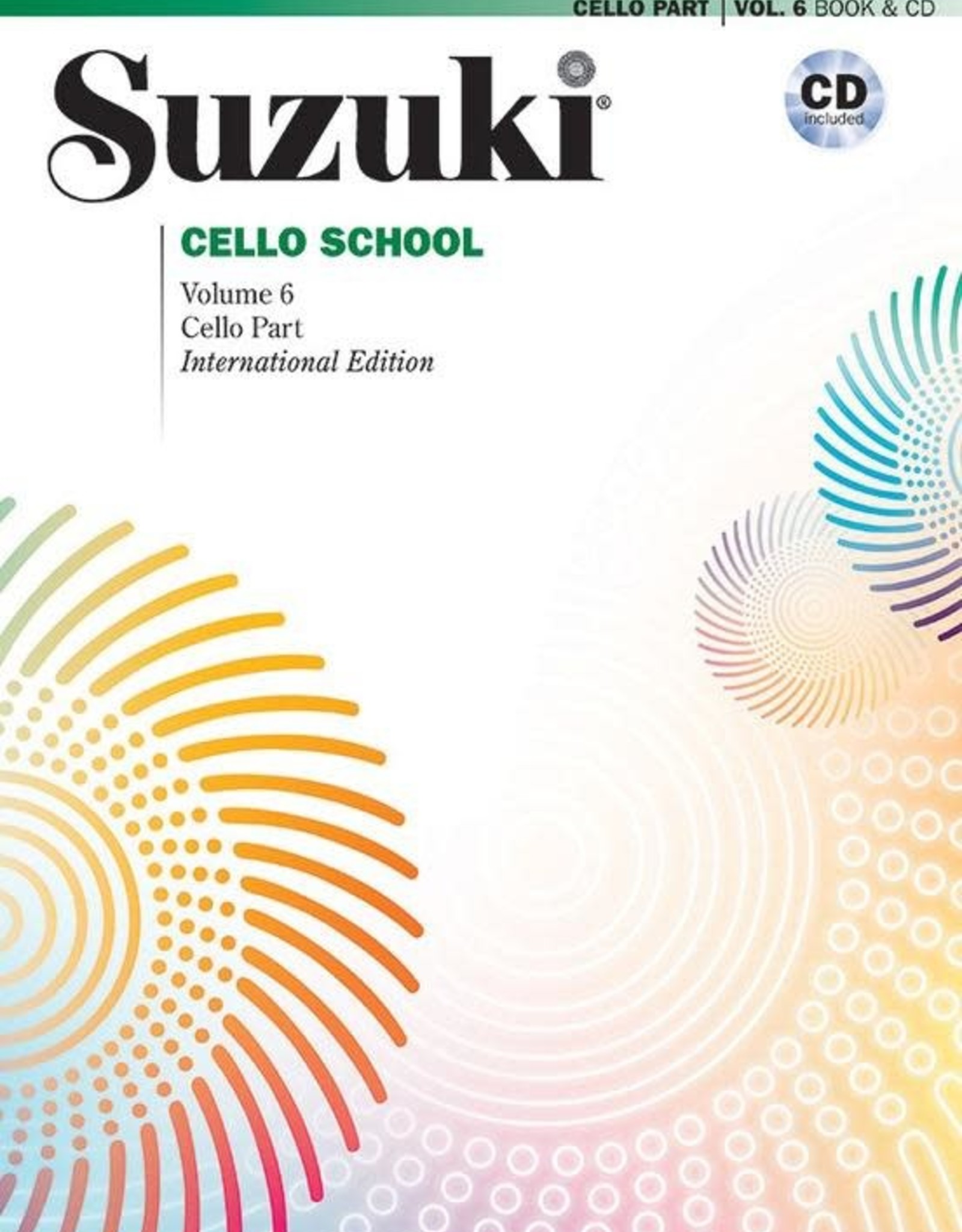 Alfred Suzuki Cello School Volume 6 Book & CD (revised)