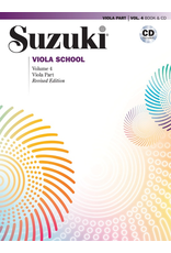 Alfred Suzuki Viola School Volume 4 Book and CD (International Edition)