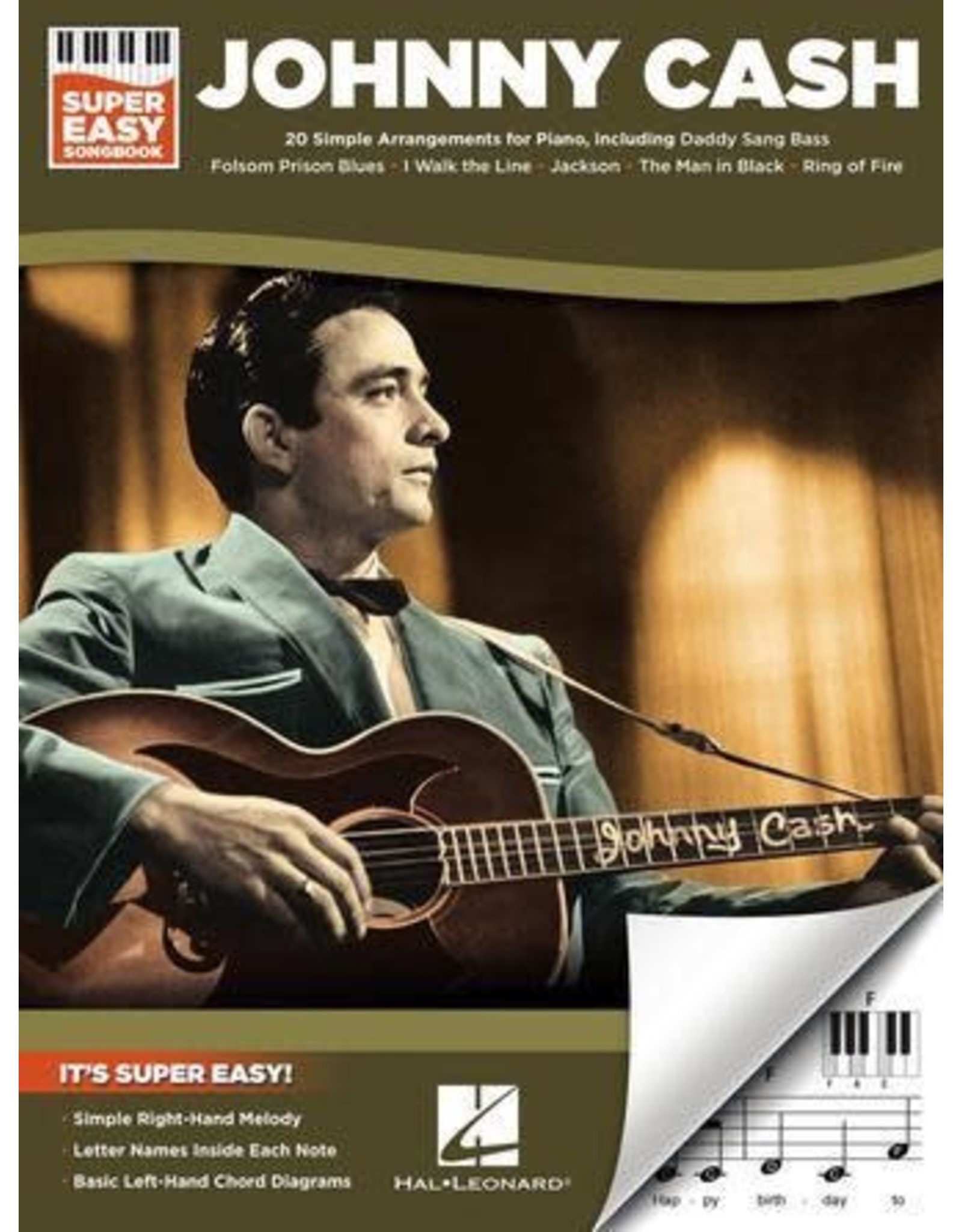 Hal Leonard Johnny Cash Super Easy Songbook (5 Finger)