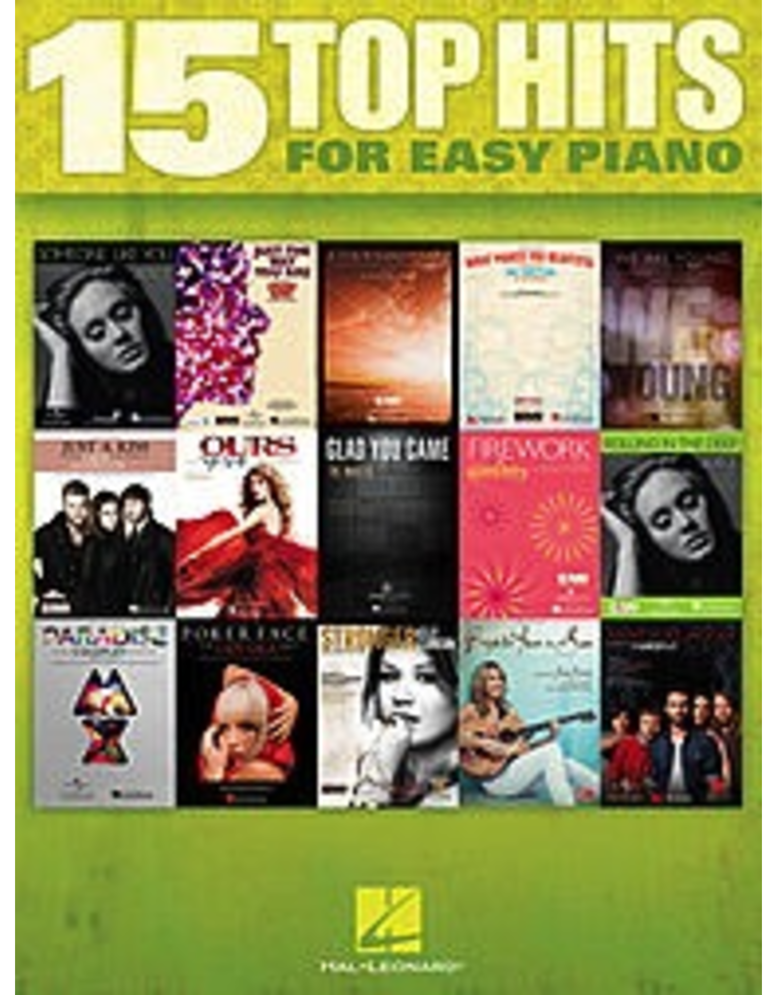 Hal Leonard 15 Top Hits for Easy Piano