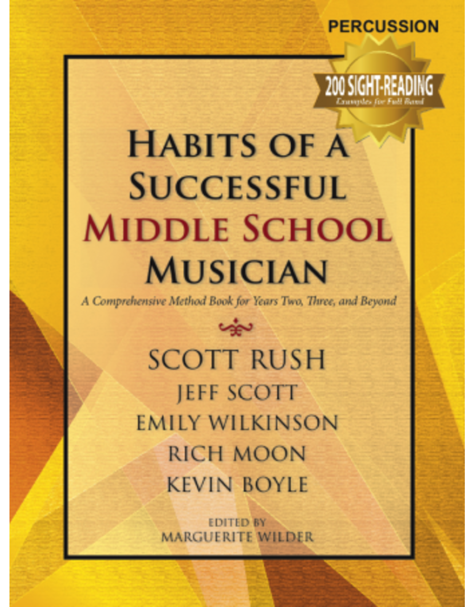 GIA Publications Habits of a Successful Middle School Musician-Percussion