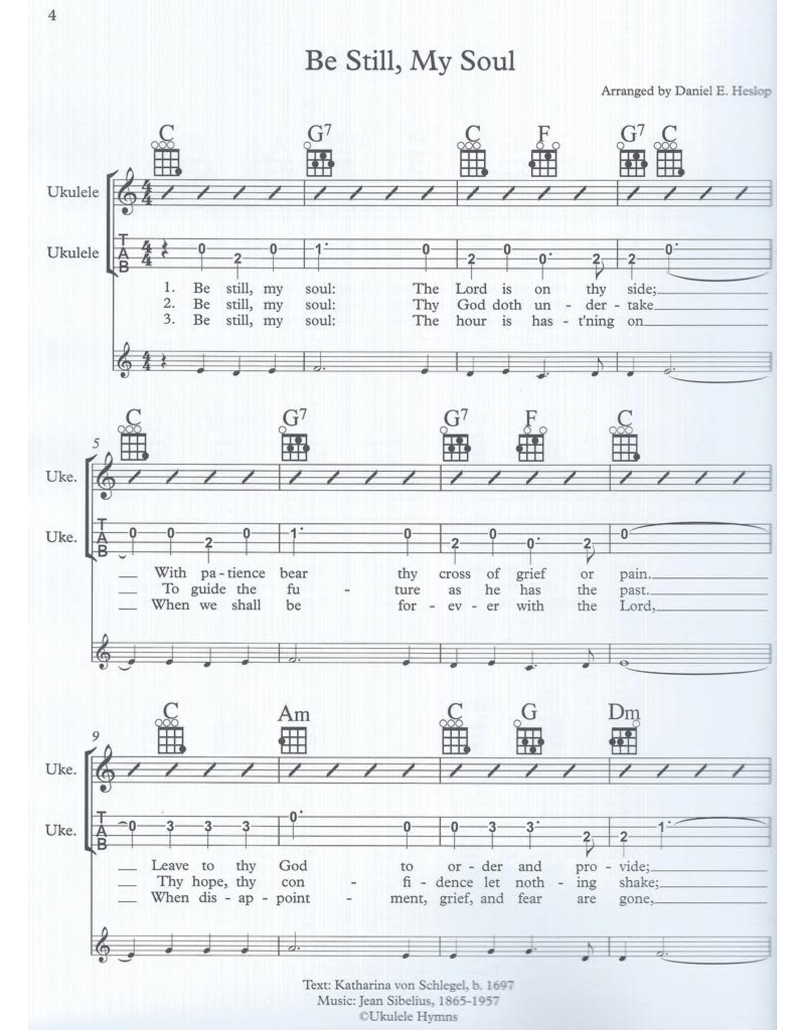 Danny Heslop Music Ukulele Hymns Vol. 1 arr. Danny Heslop