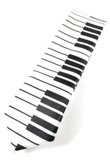 Timeless Collection Piano Keys Black & White Skinny Tie