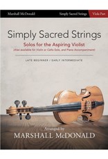Marshall McDonald Music Simply Sacred Strings by Marshall McDonald - Viola Booklet