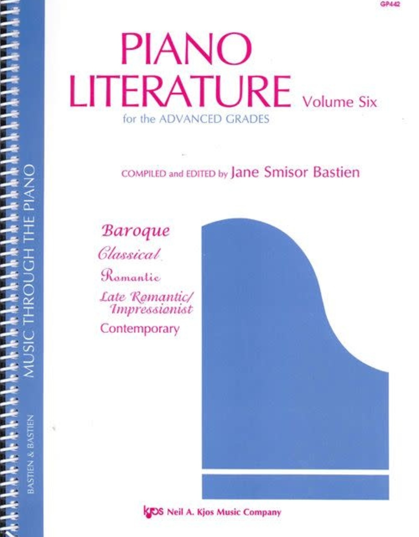 Kjos Bastien Piano Literature Volume 6