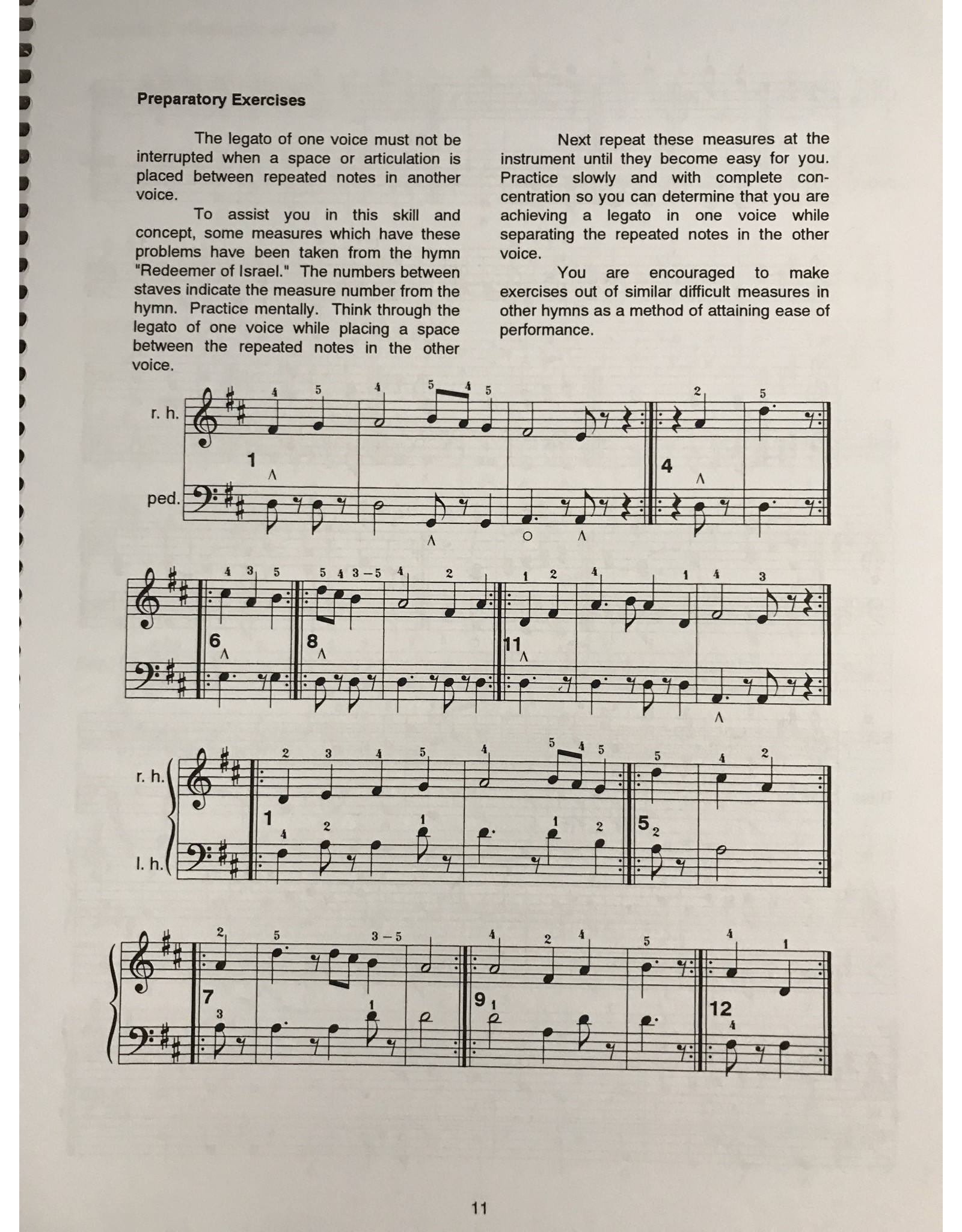BYU Bookstore Hymn Studies for Organists by Parley L. Belnap