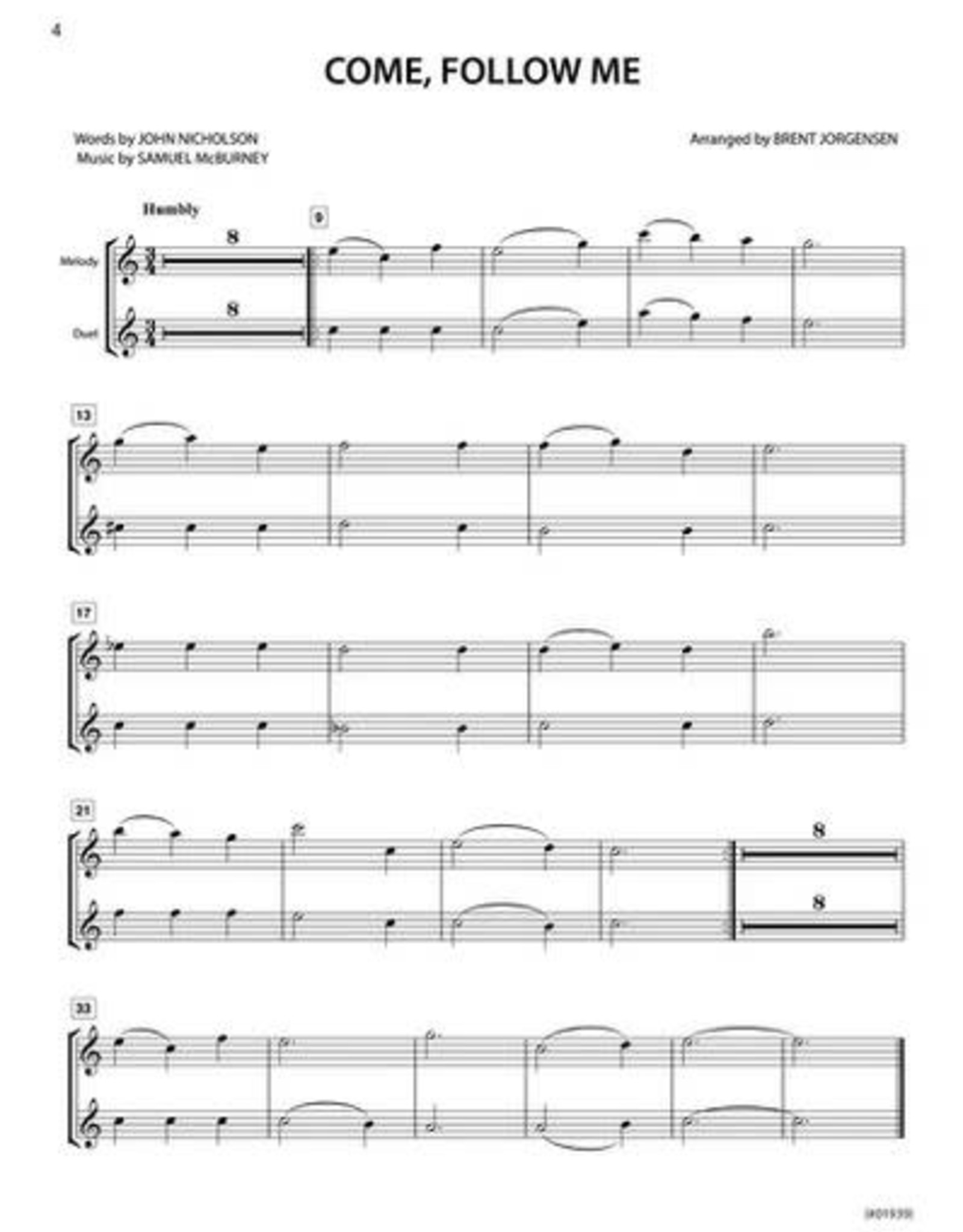 Jackman Music Hymn-Alongs Vol. 1 - arr. Brent Jorgensen - Oboe