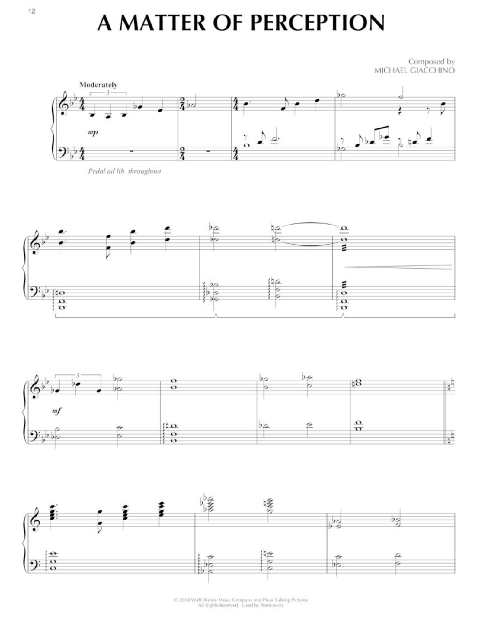 Hal Leonard Incredibles 2 - Piano Solo Songbook