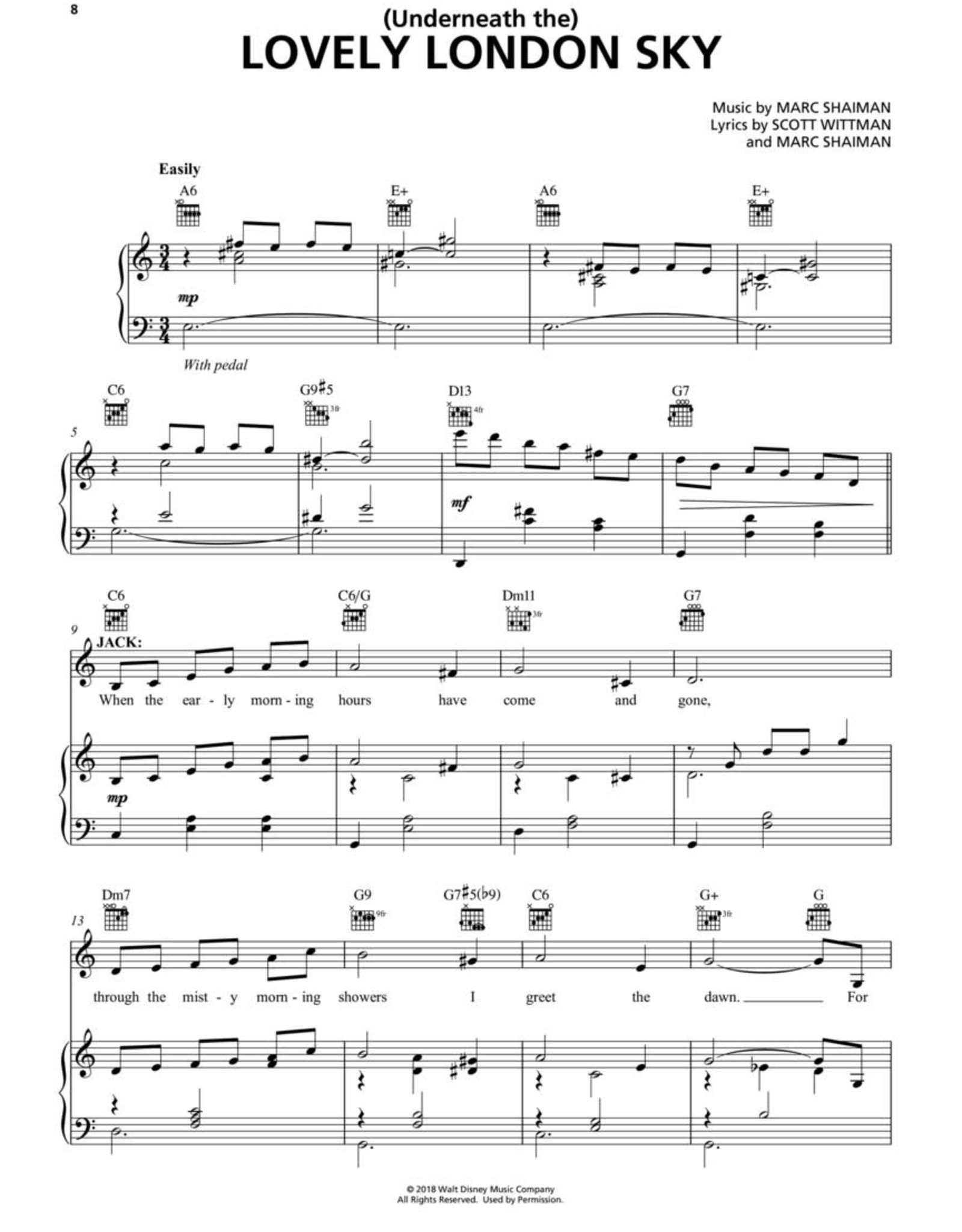 disney clarinet sheet music mary poppins