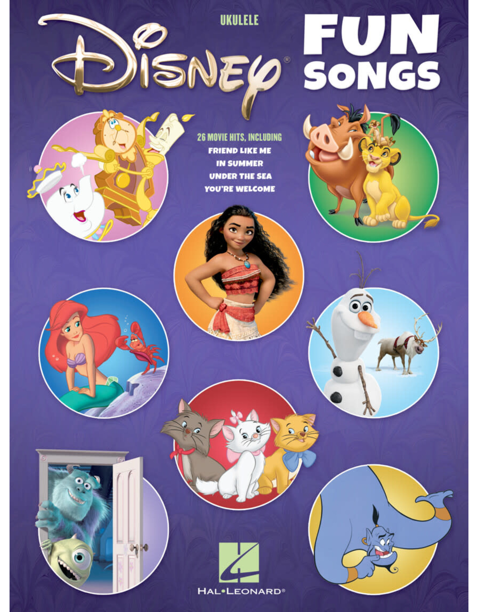 Hal Leonard Disney Fun Songs for Ukulele