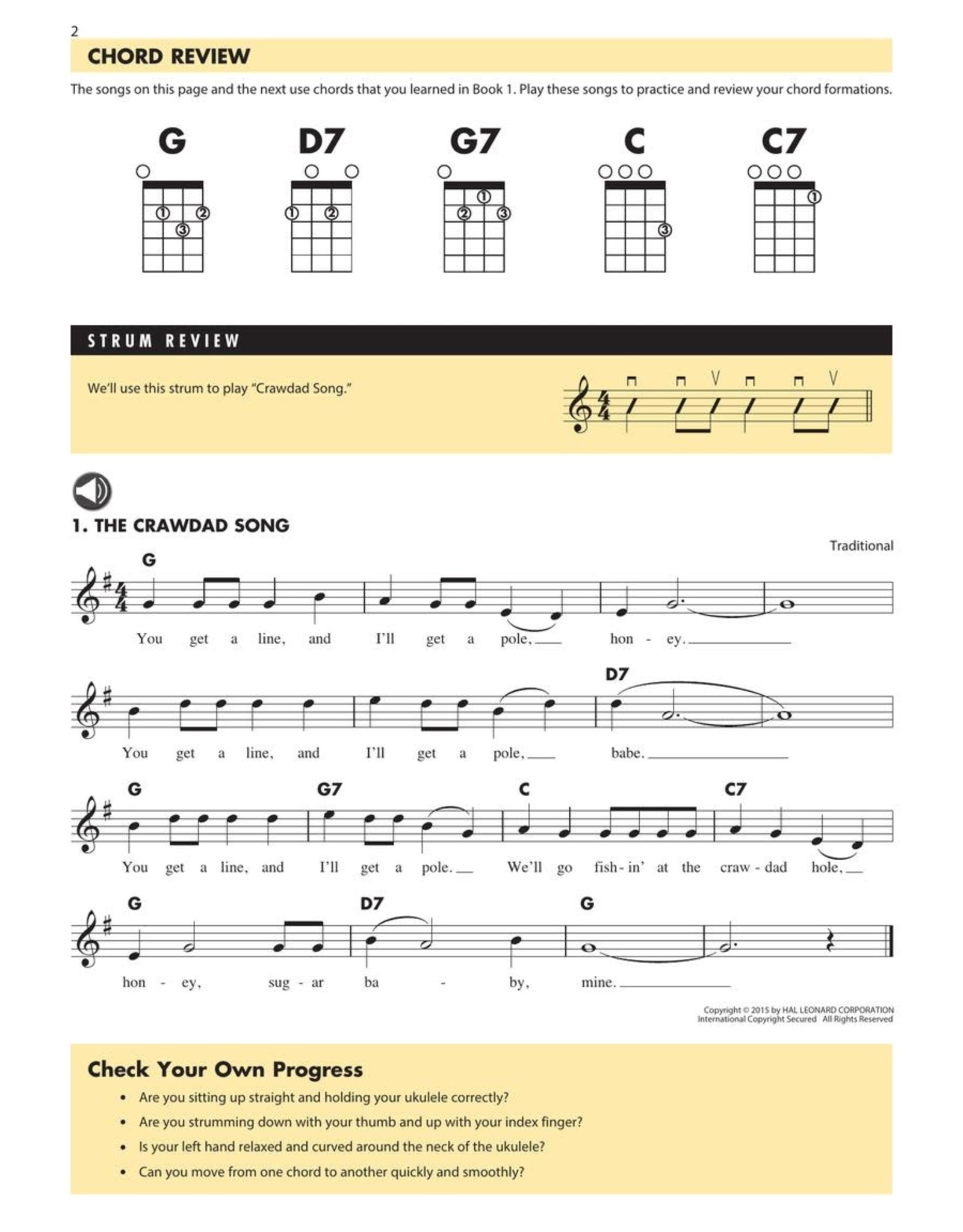 Hal Leonard Essential Elements for Ukulele - Book 2 with Audio Access