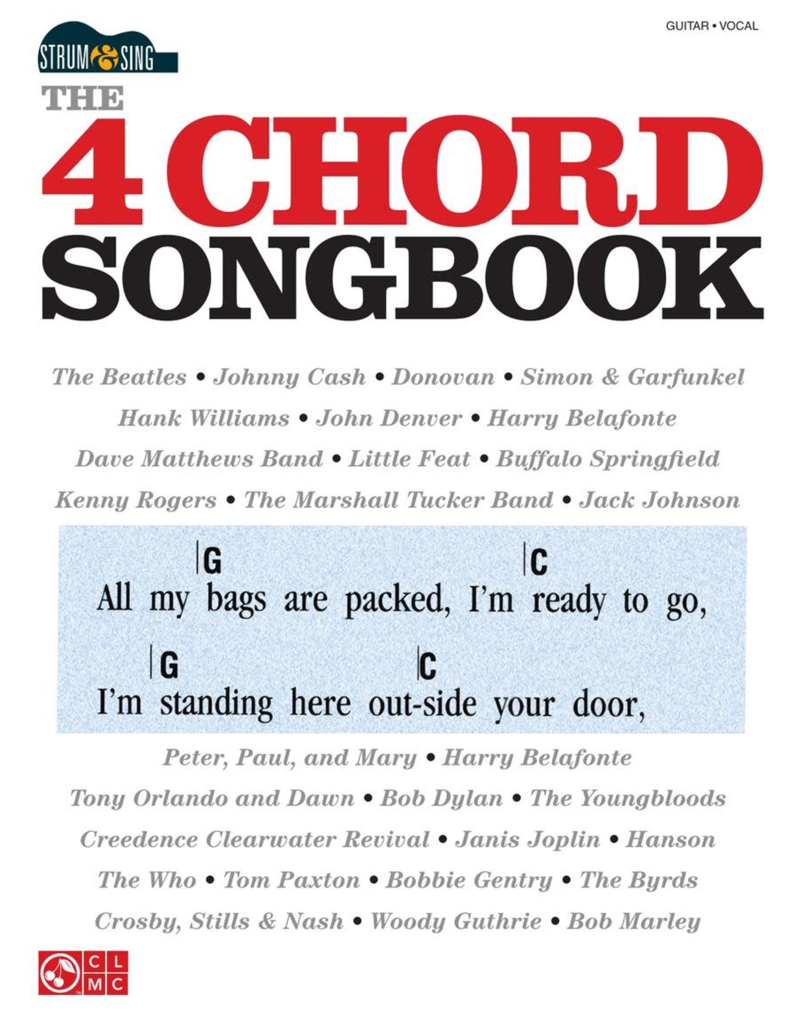 Hal Leonard 4 Chord Songbook for Guitar