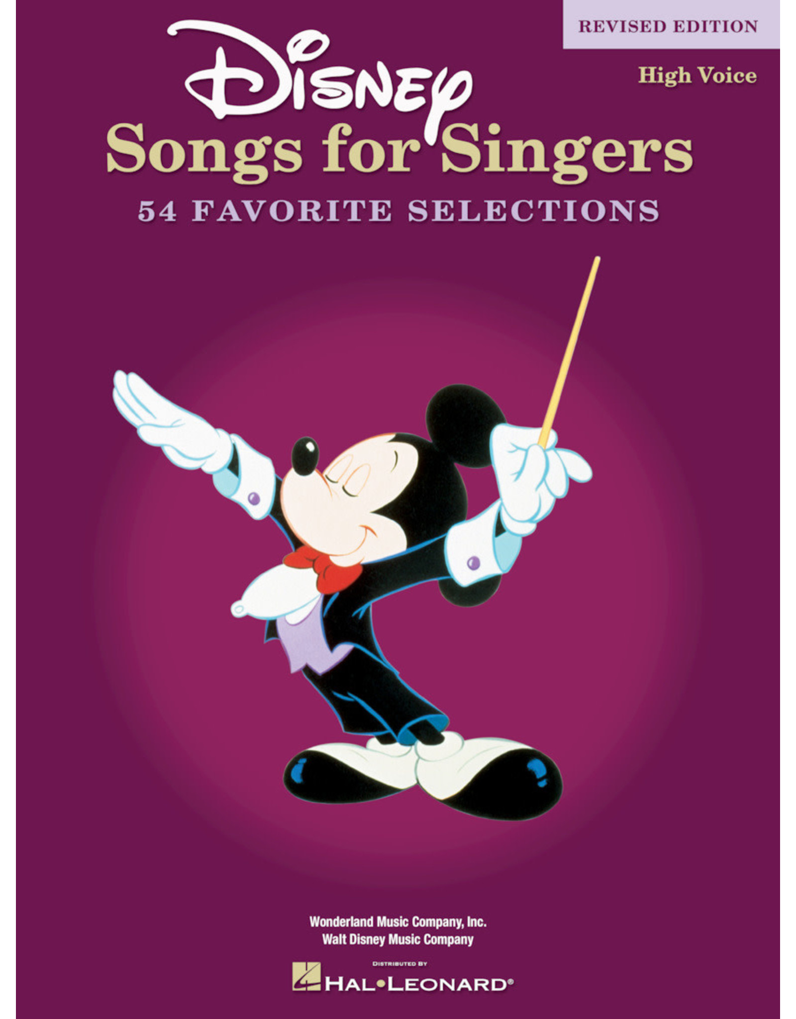 Hal Leonard Disney Songs for Singers - 54 Classics for High Voice