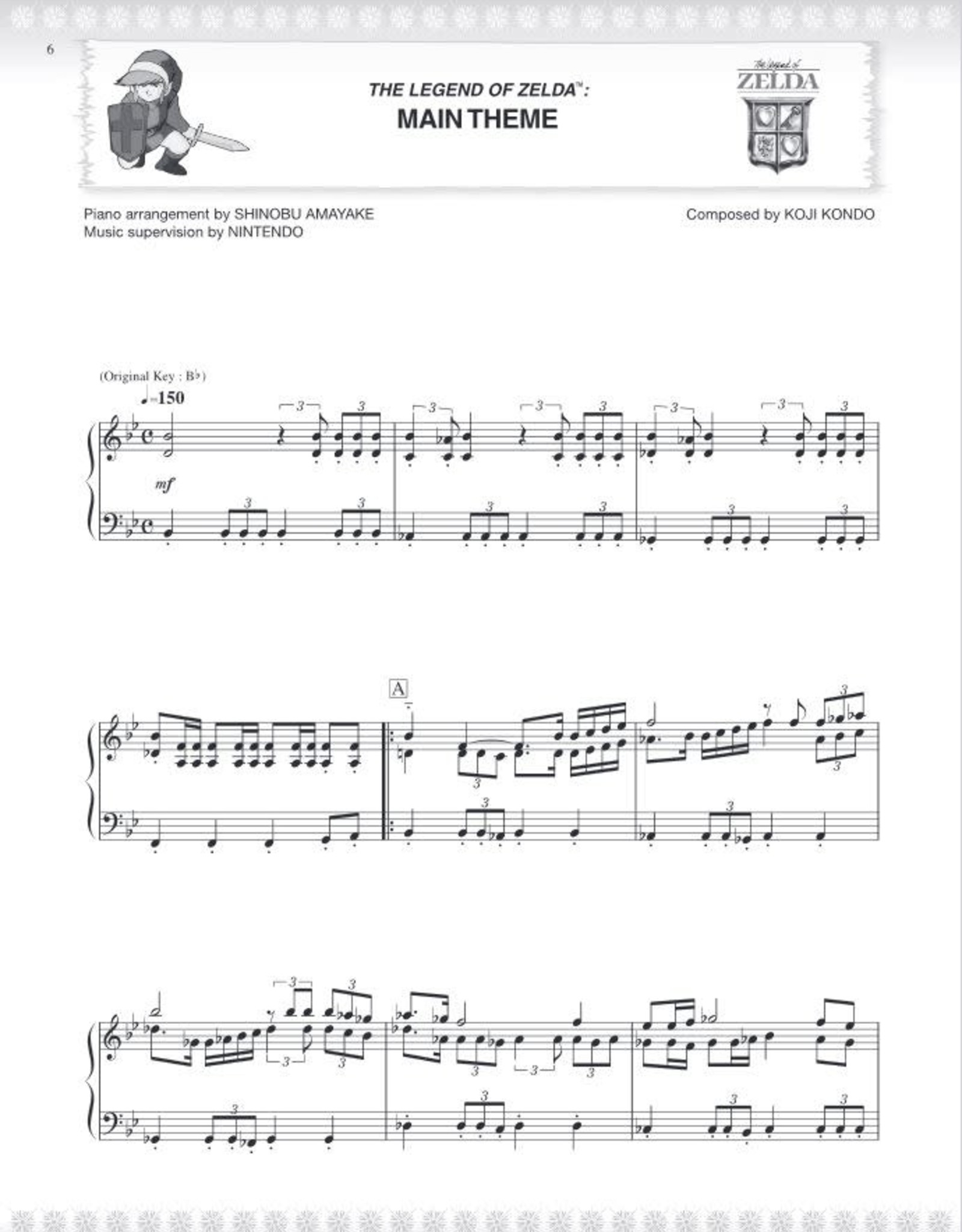 Lost Woods – The Legend of Zelda: Ocarina of Time (Koji Kondo) Sheet music  for Accordion (Solo)