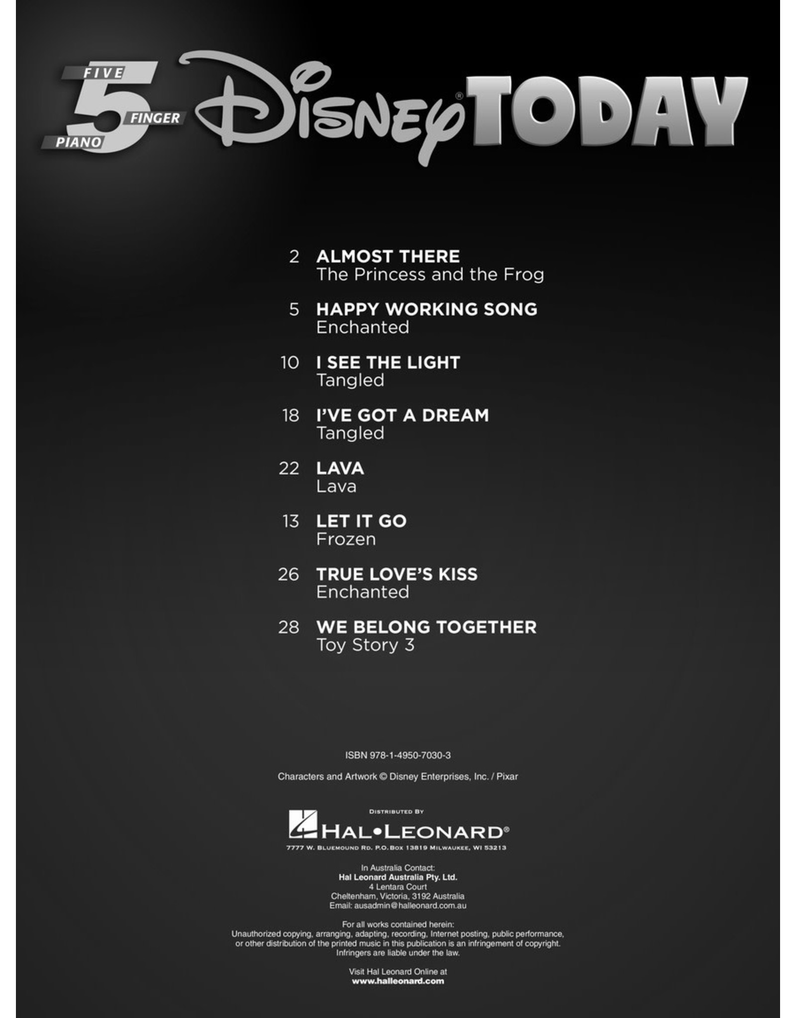 Hal Leonard Disney Today - 5 Finger