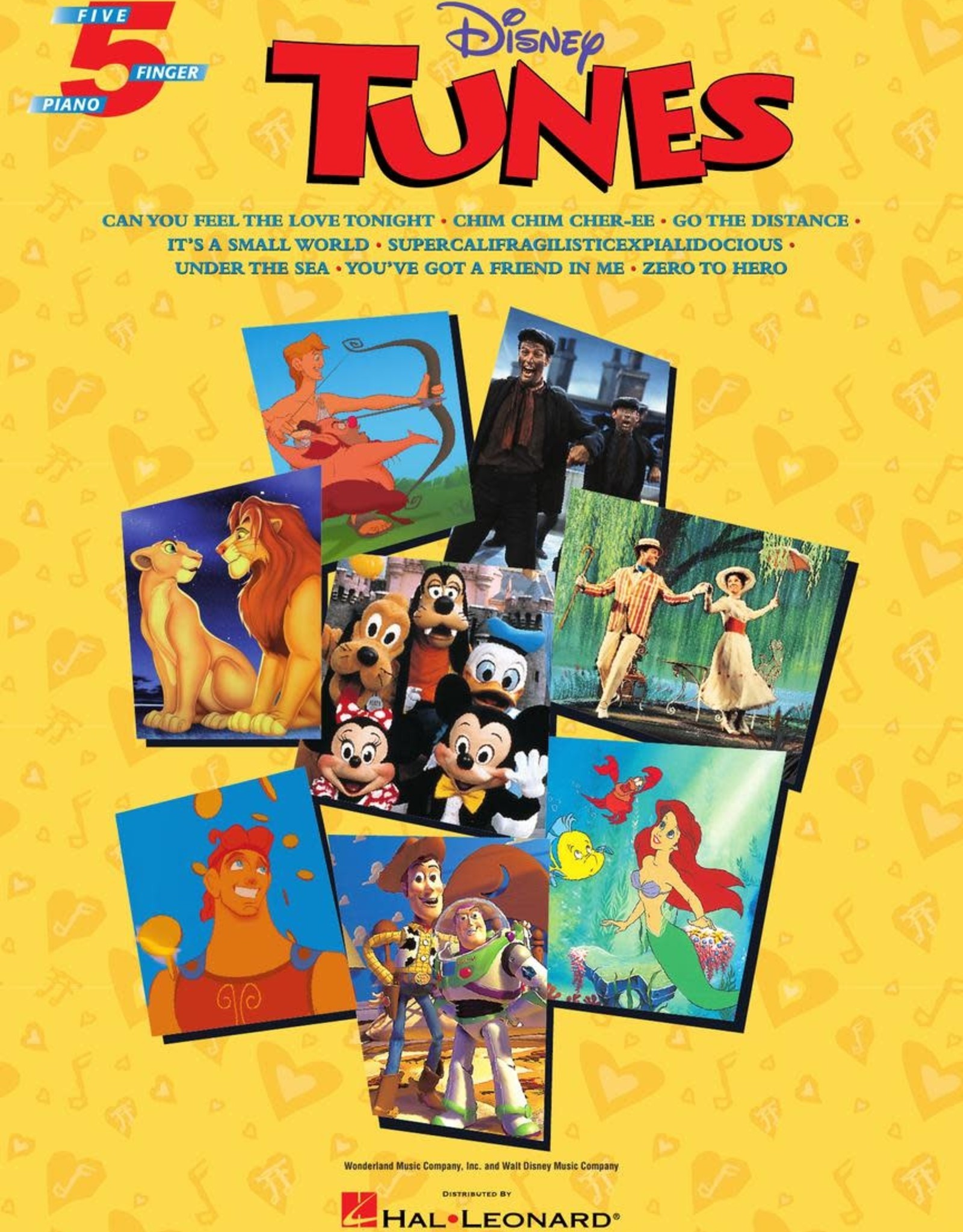 Hal Leonard Disney Tunes - 5-Finger