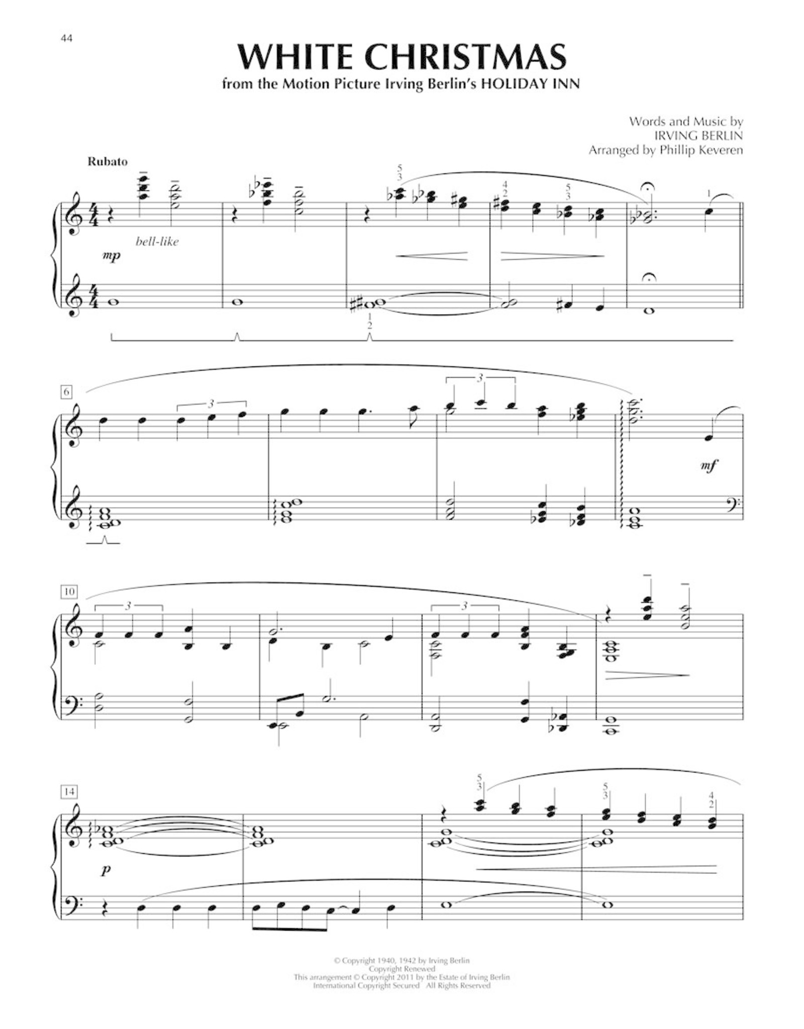 Hal Leonard Christmas at the Movies arr. Phillip Keveren - Late Elementary to Intermediate Piano Solos