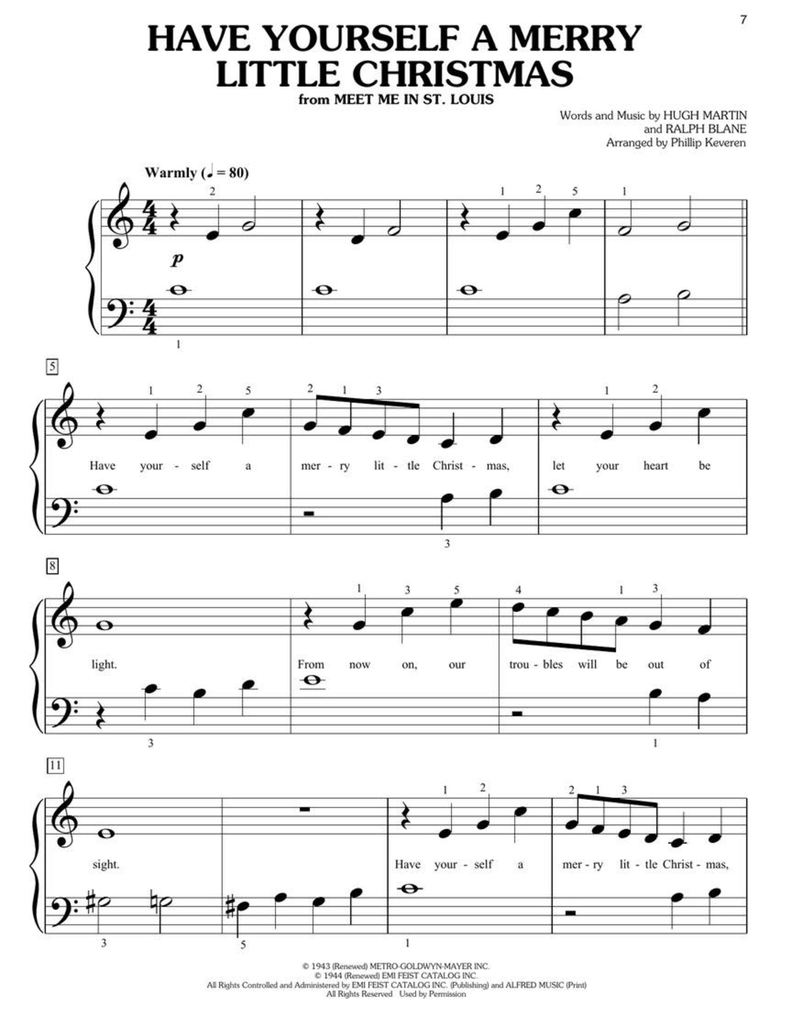 Nightmare Before Christmas Easy Piano - Bountiful Music