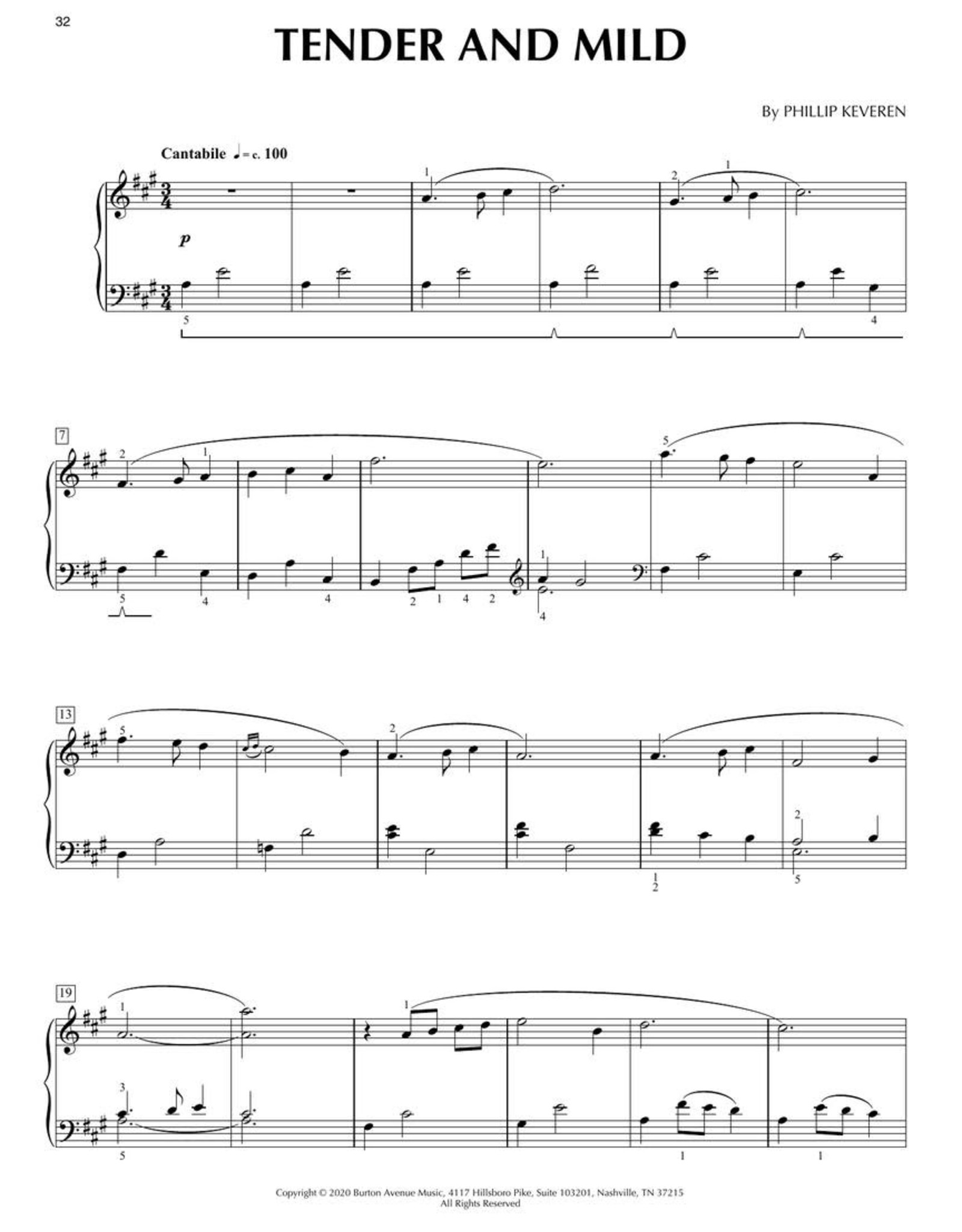 Hal Leonard Piano Calm Christmas arr. Phillip Keveren