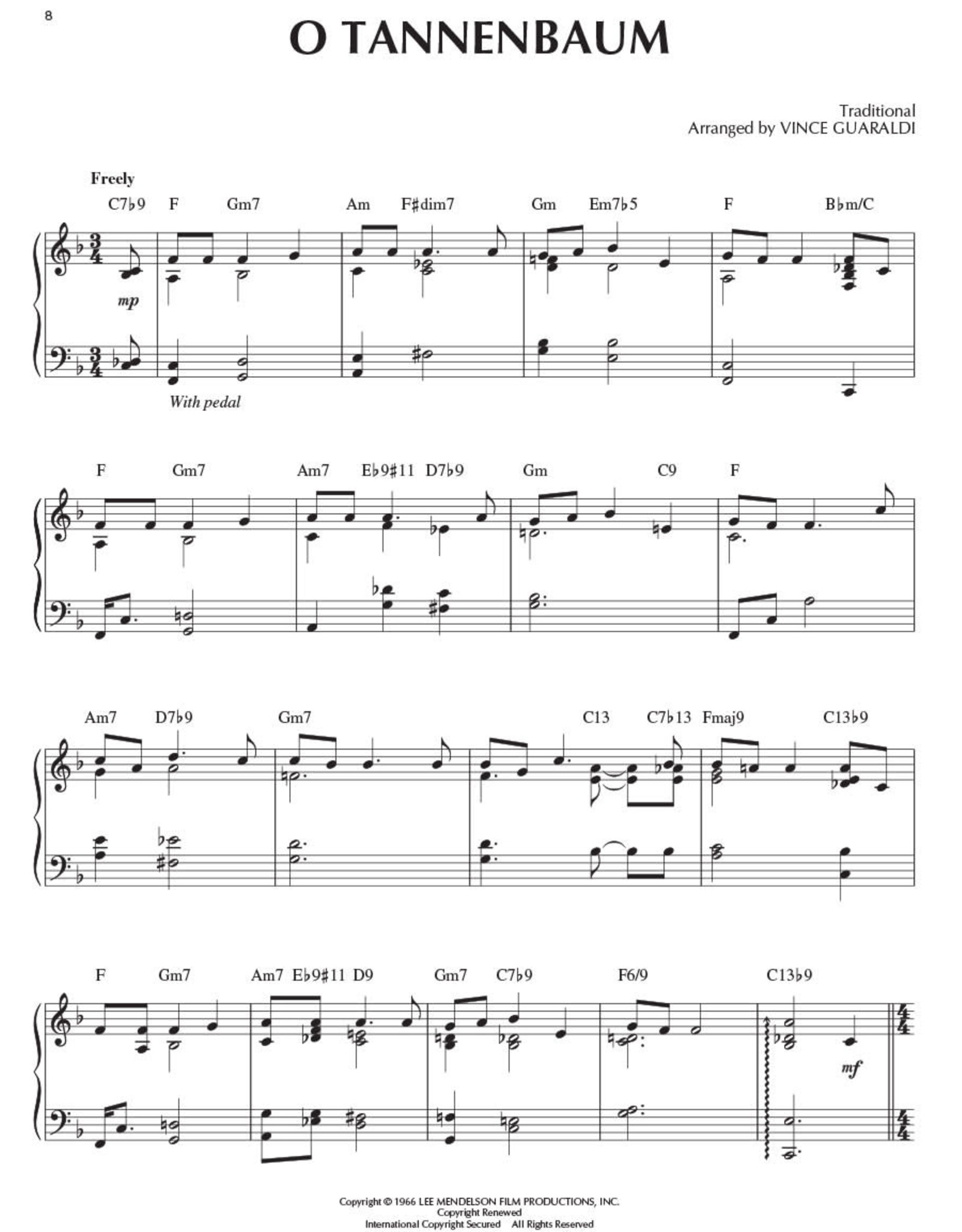 Hal Leonard Charlie Brown Christmas - Piano Solos