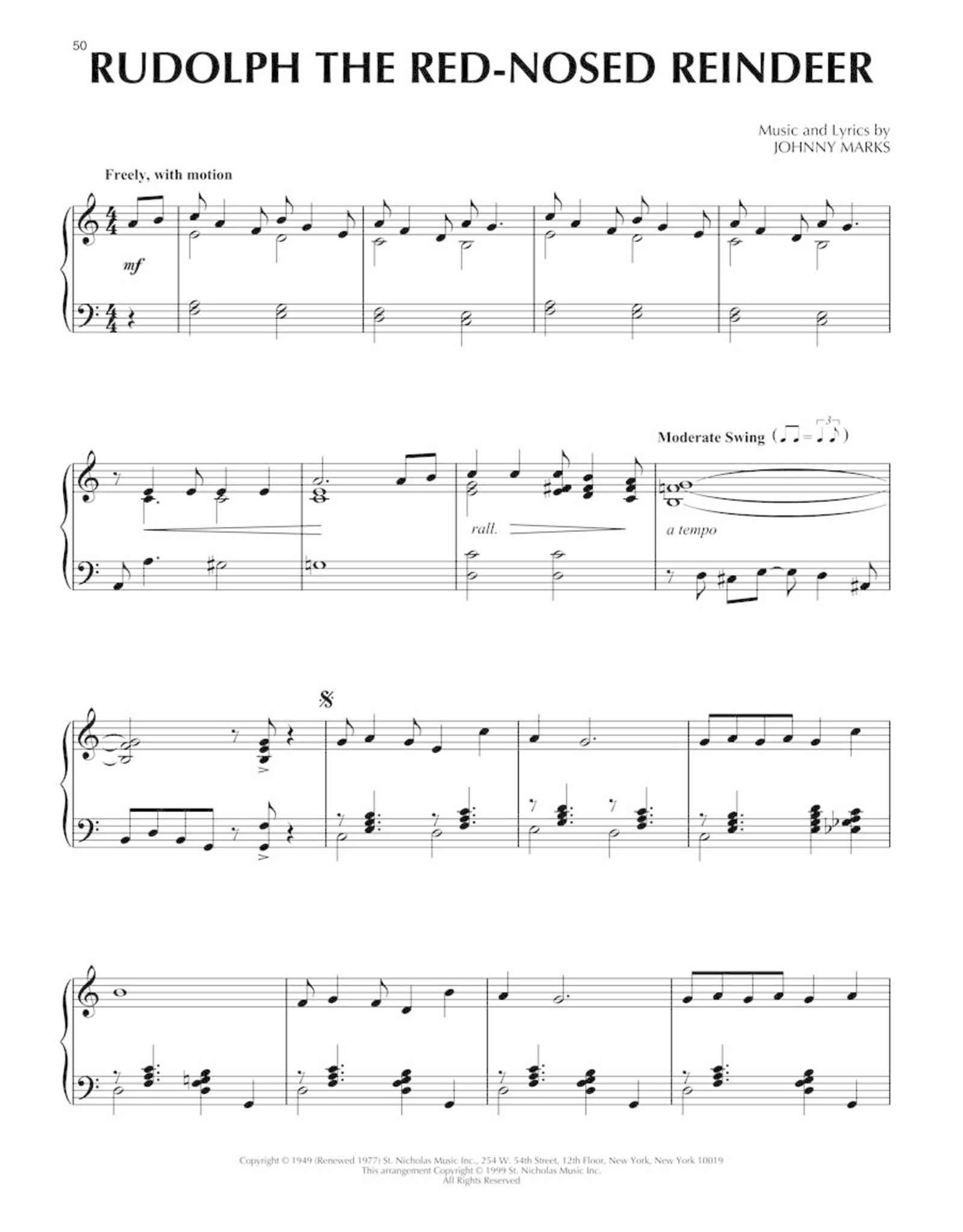 Hal Leonard Christmas at the Piano - Piano Solos