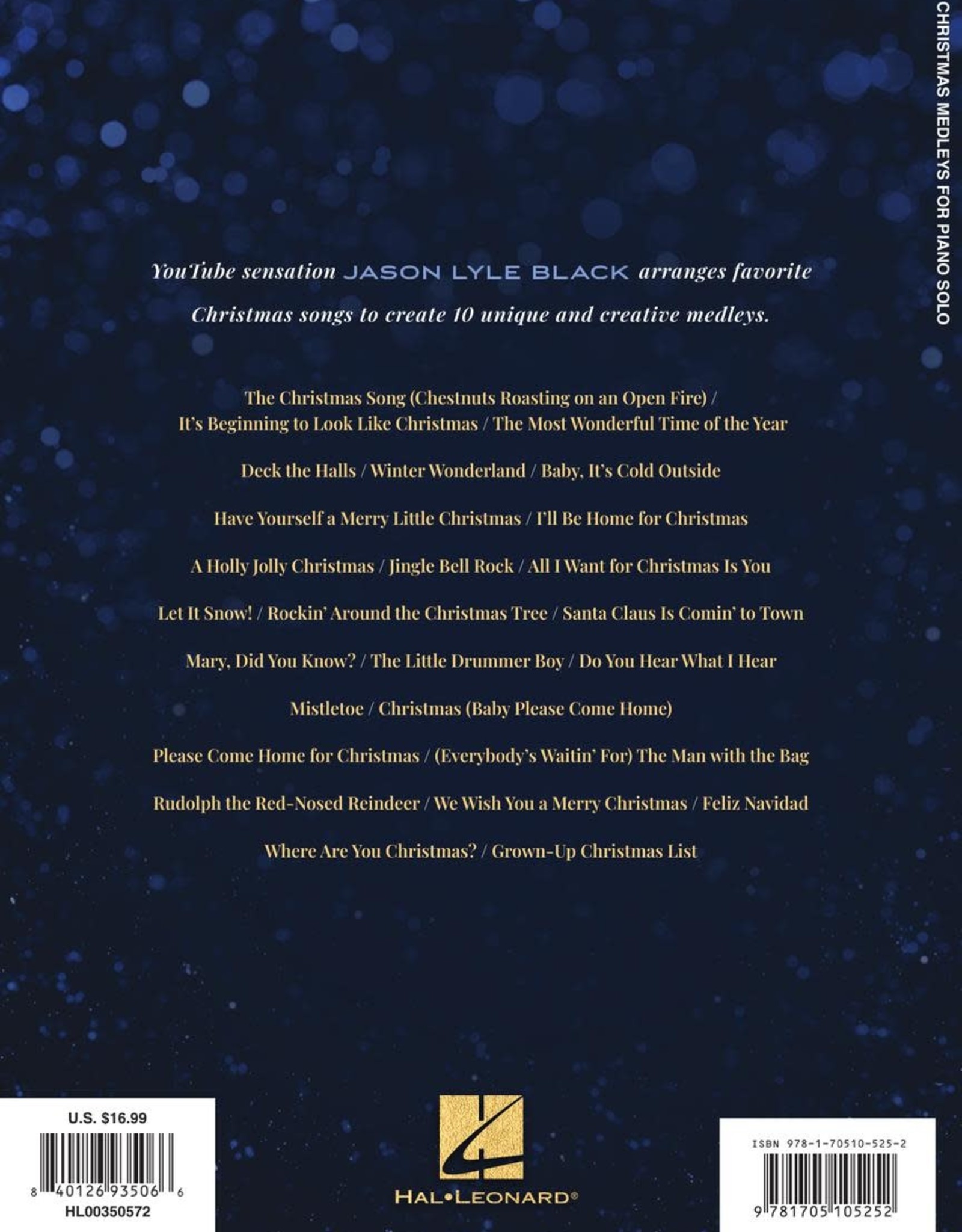 Hal Leonard Christmas Medleys for Piano Solo arr. Jason Lyle Black