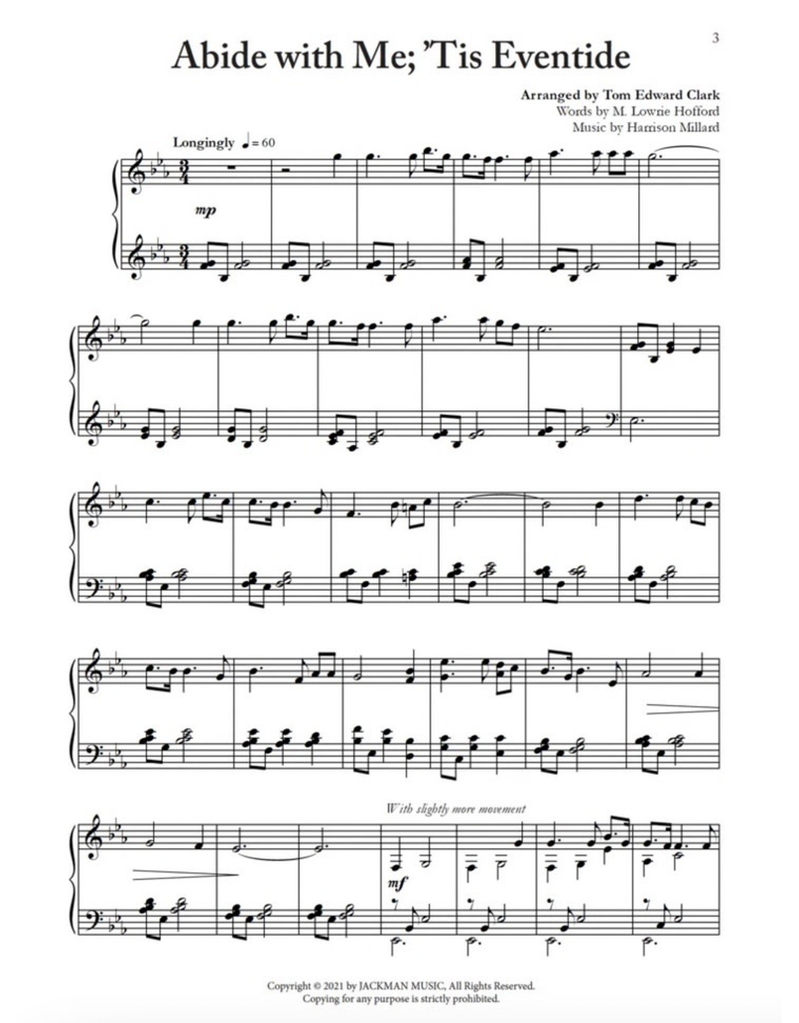 Jackman Music Faith - Sacred Intermediate Piano Solos by Tom Edward Clark