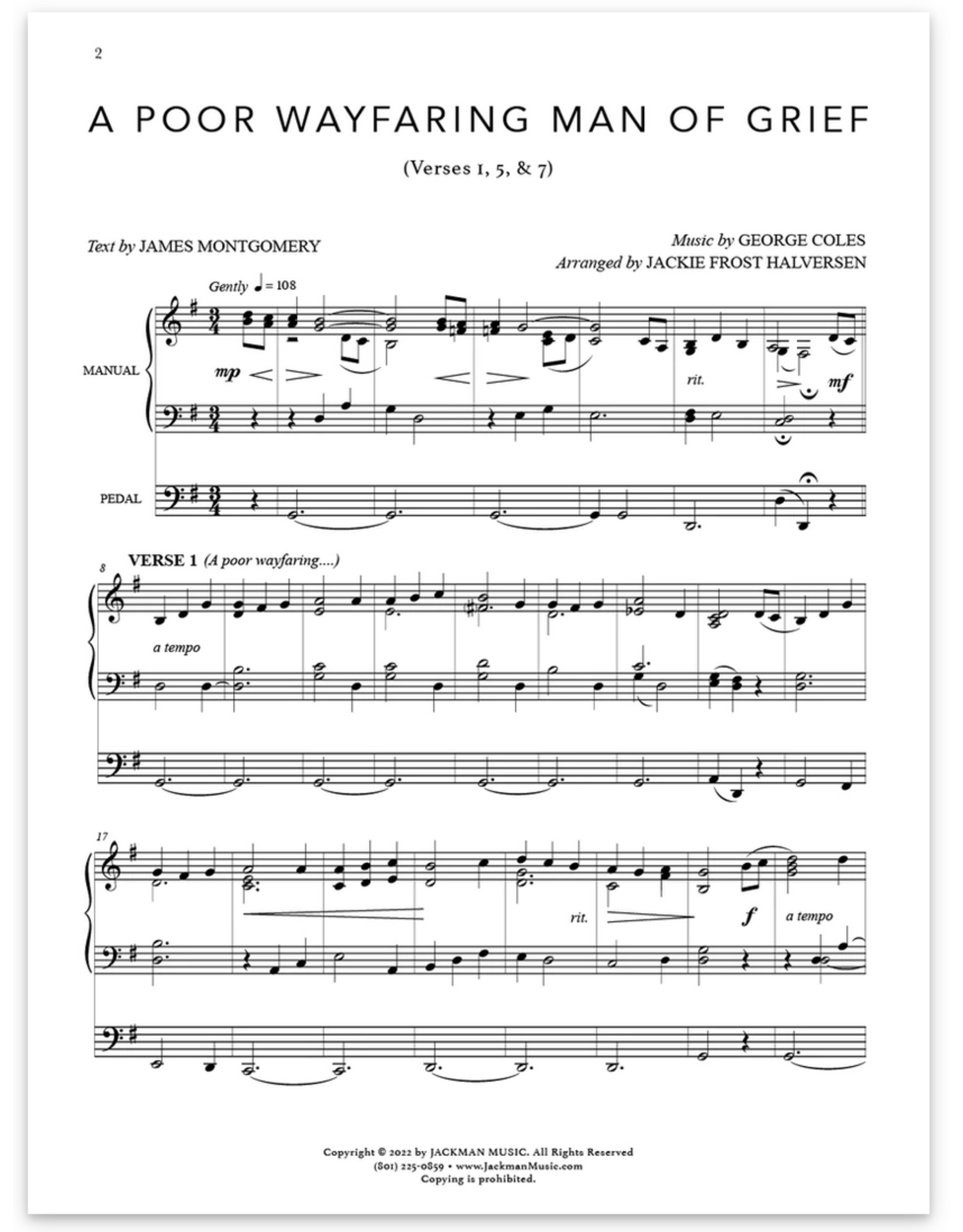 Jackman Music That All May Be Edified - Organ Accomp. by Jackie Frost Halversen