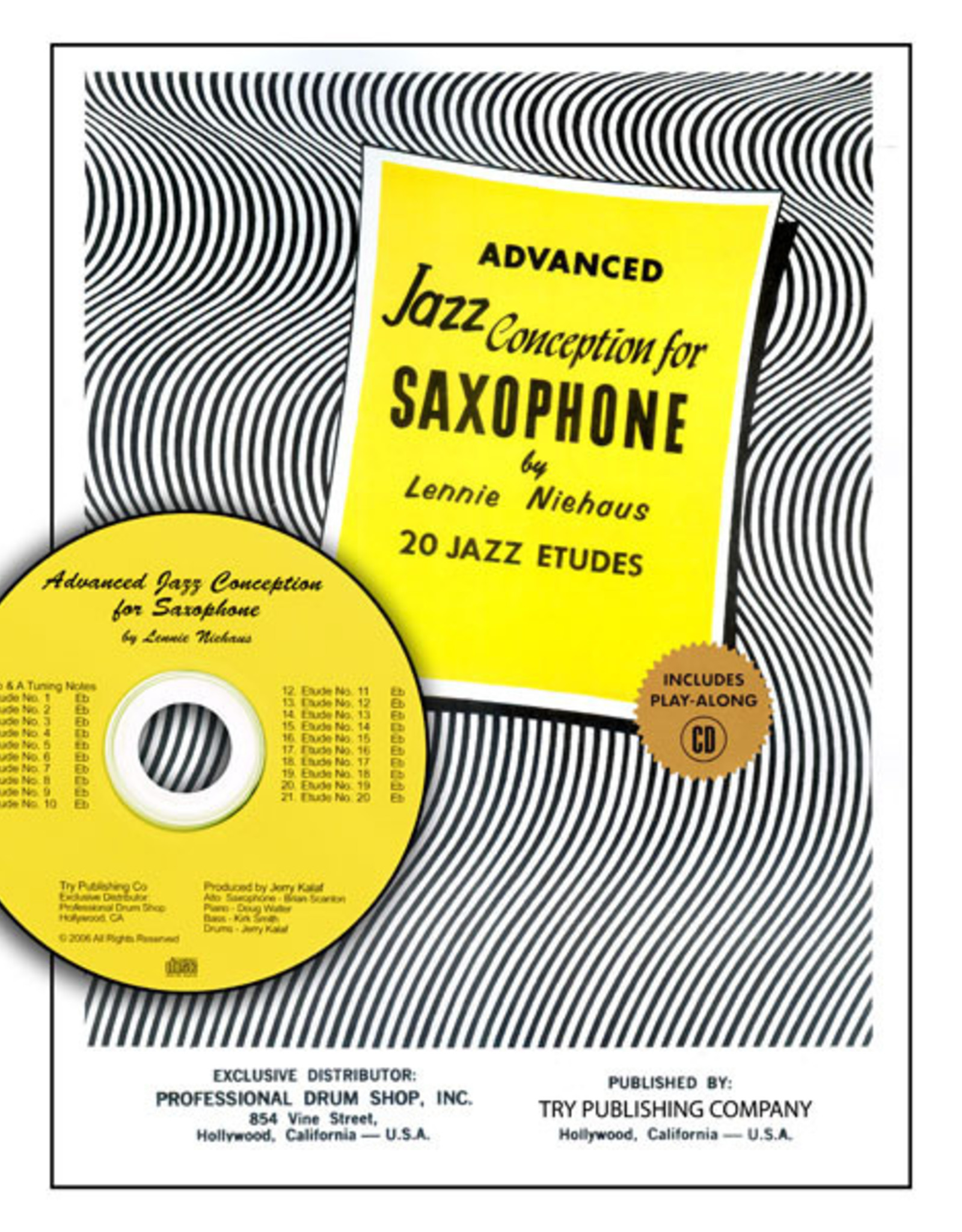 Professional Drum Shop Advanced Jazz Conception for Saxophone by Lennie Niehaus