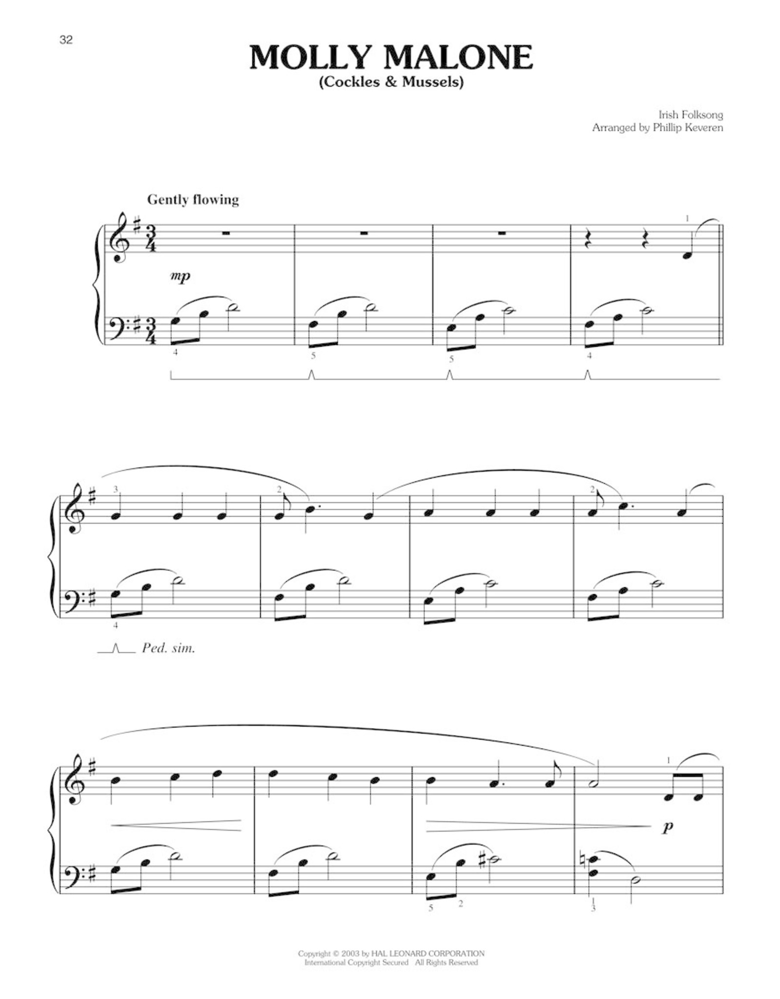 Hal Leonard Celtic Dreams arr. Philip Keveren - Easy Piano