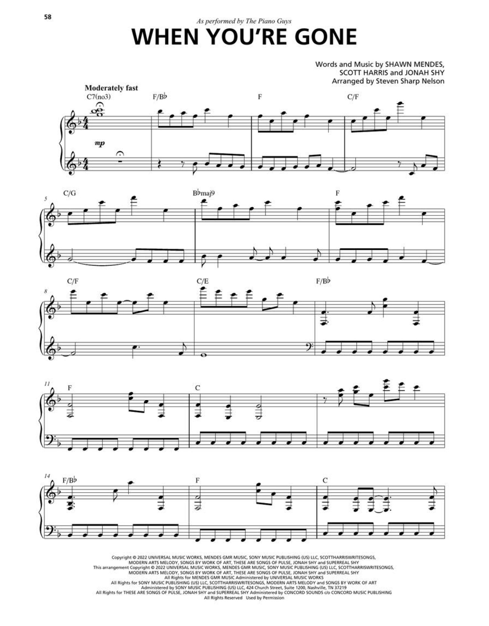 Hal Leonard Piano Guys - Hit Singles for Piano Solo