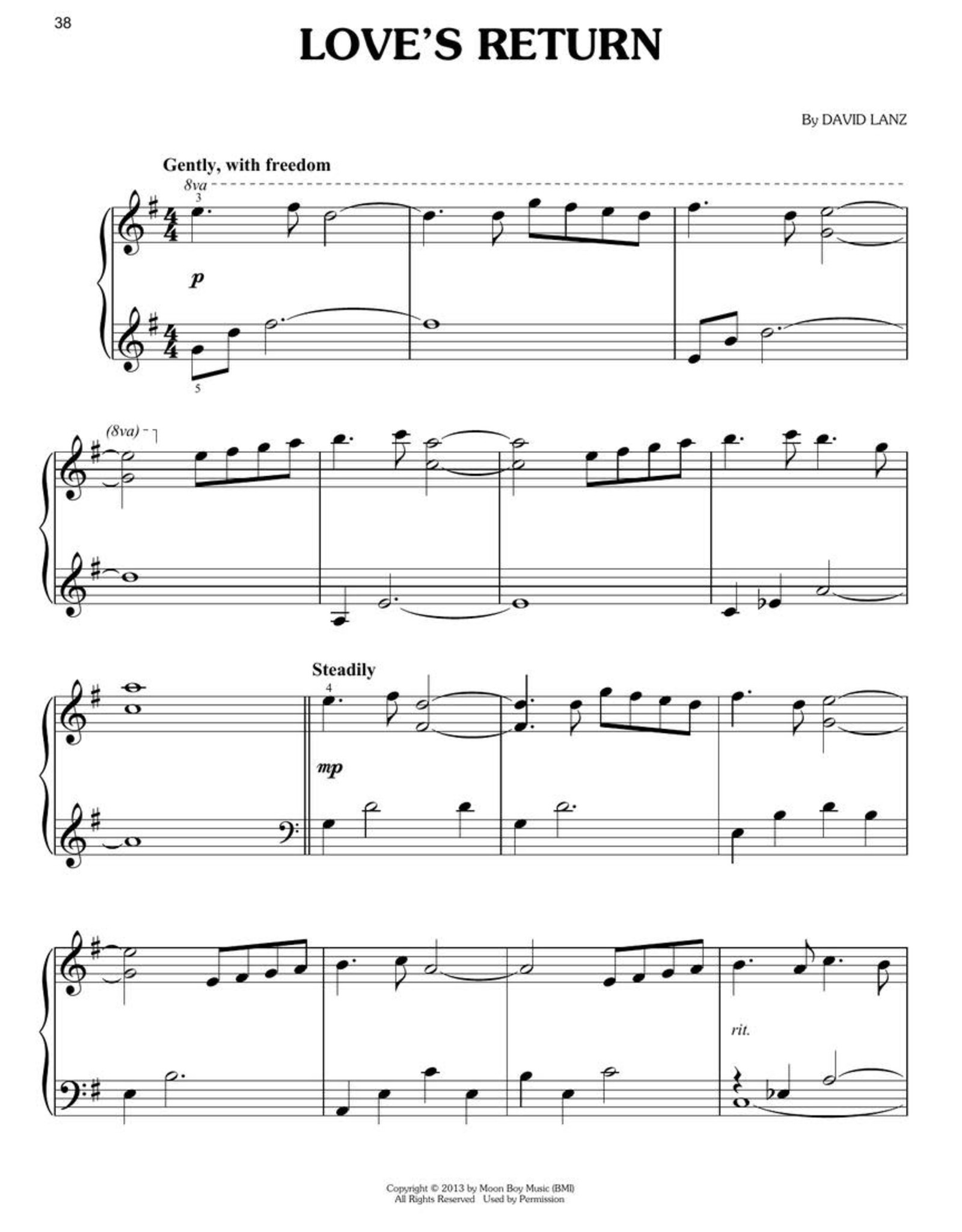 Learning To Fly (PDF Sheet Music) – Michele McLaughlin Music