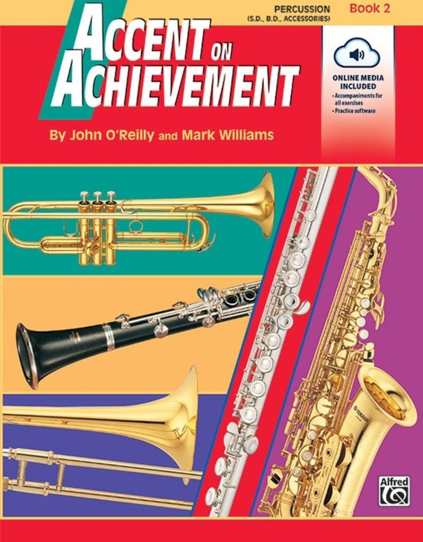 Alfred Accent on Achievement, Book 2 with Online Media - Percussion