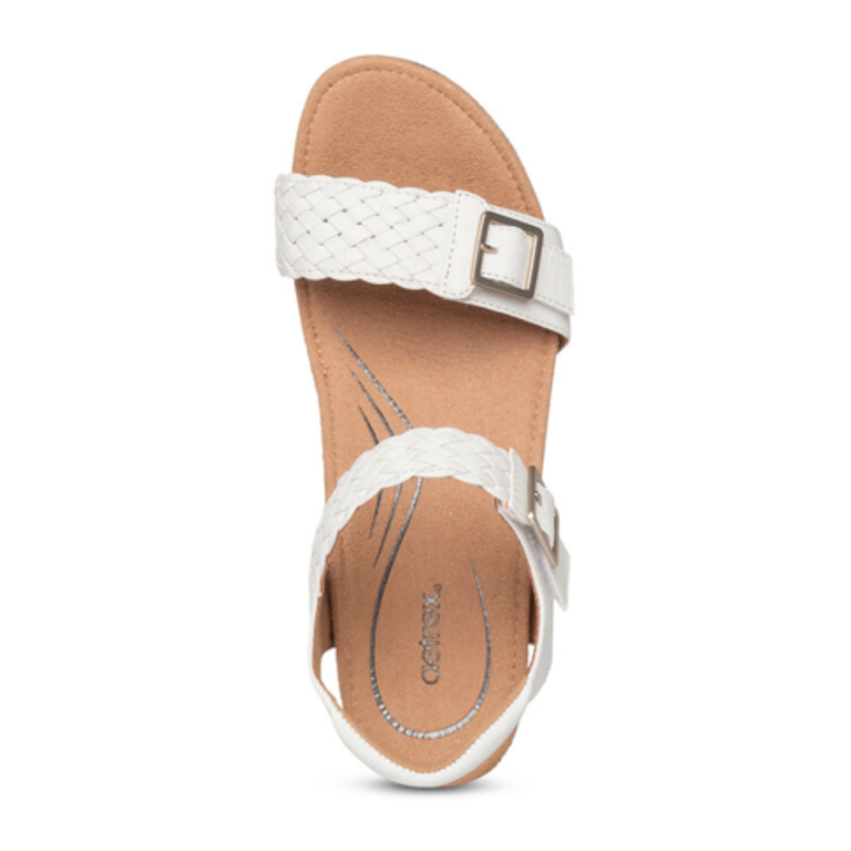 Aetrex Grace Adjustable Woven Wedge