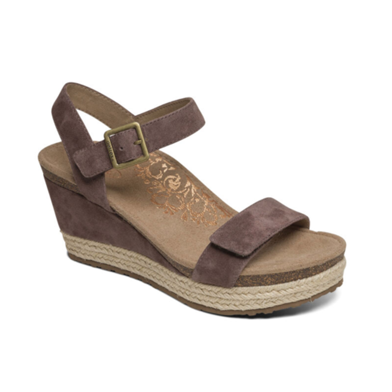 Aetrex Sydney Espadrille Quarter Strap