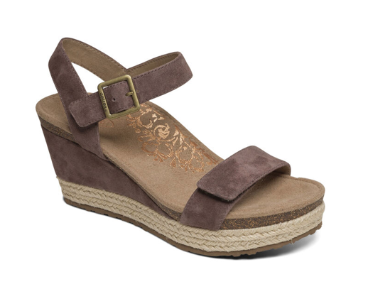 Aetrex Sydney Espadrille Qtr Strap