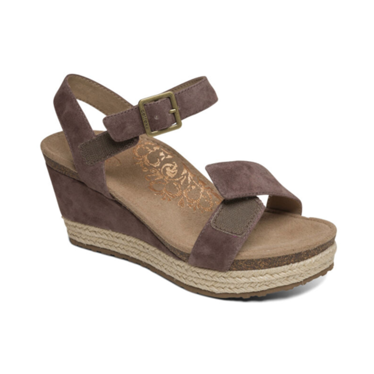 Aetrex Sydney Espadrille Quarter Strap