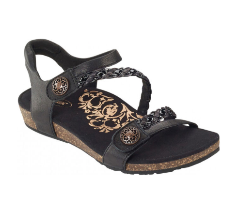 Aetrex Jillian Braid Strap