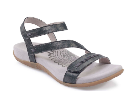 Aetrex Gabby Adjustable Quarter Strap Sandal