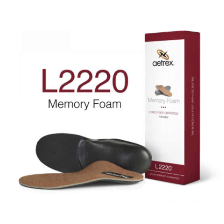 Aetrex Lynco Memory Foam Orthotics - L2220 Posted