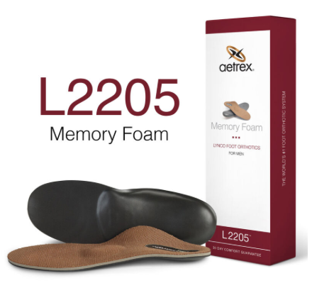 Aetrex Lynco Memory Foam Copper Cupped/Supported L2205