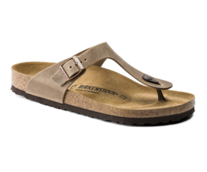 birkenstock gizeh tobacco Oiled Leather in Color Brown exercising your legs and aiding circulation Gizeh Oiled Leather - The