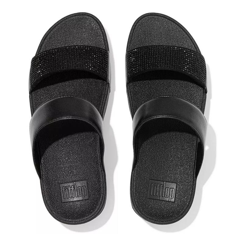 FitFlop Lulu Crystal Embellished Slides